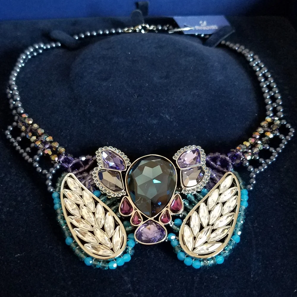 AUTHENTIC Swarovski Parade Large Statement Necklace NWT